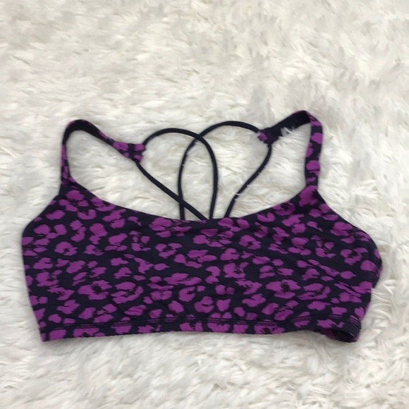 🔥$SALE$🔥 Lululemon Free To Be Bra Mini Cherry Cheetah - Picture 1 of 3